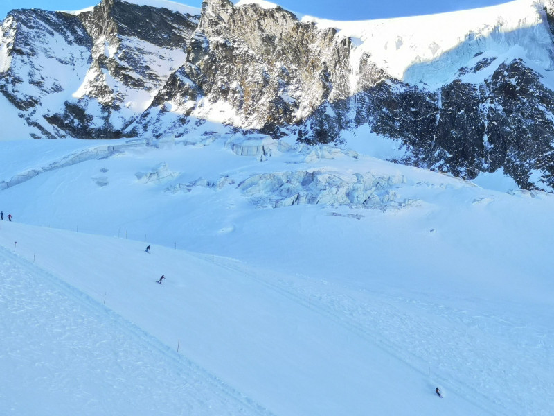 Auch hier ist wieder das Gletschereis zu bestaunen