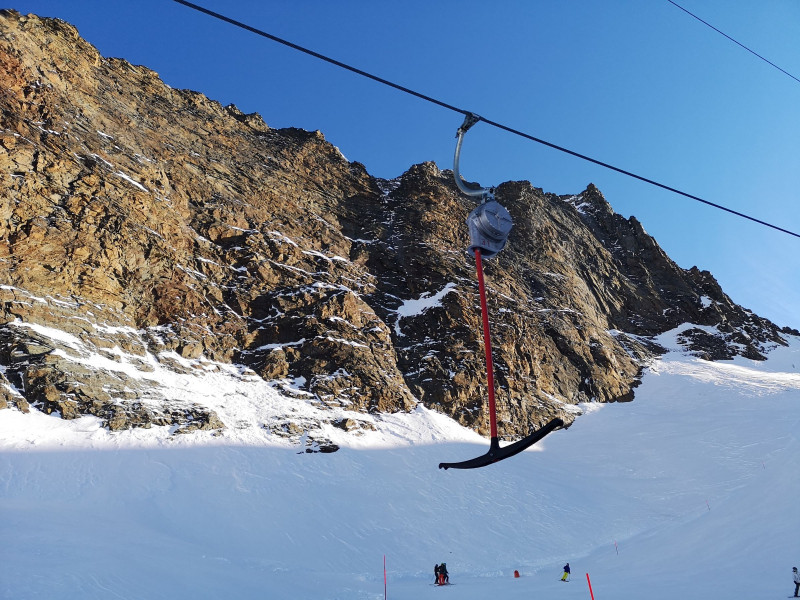 Blick zur Felswand des Egginers