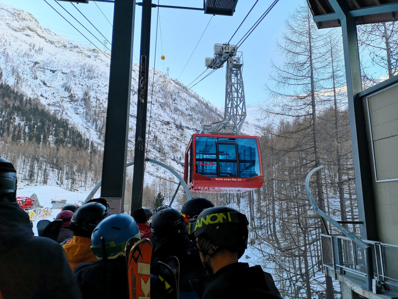 Und wieder an der Felskinn-Bahn