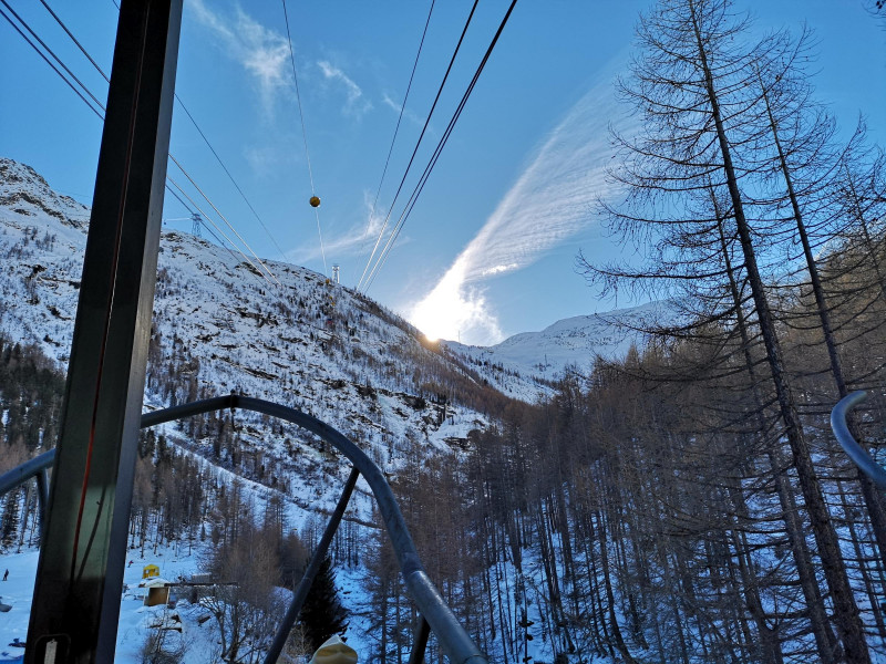 Warten auf die Felskinnbahn