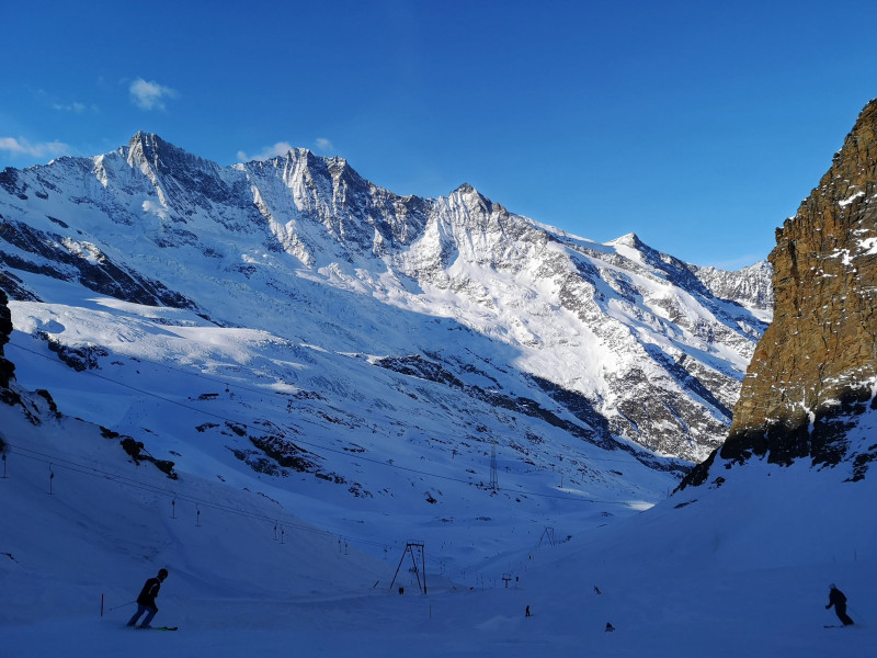 Mischabelgruppe vom Egginerjoch aus gesehen
