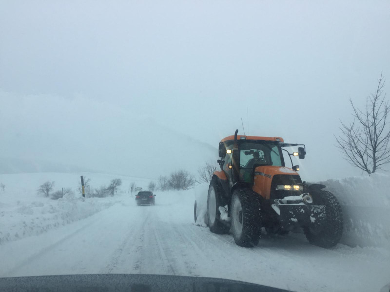 Auf der Anfahrt aus Haj