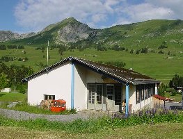 Blick von oben auf die Talstation.