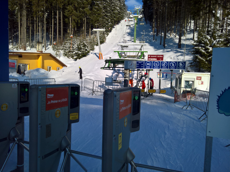 Andrang wie immer an der 3SB Stikova in Neklid :D