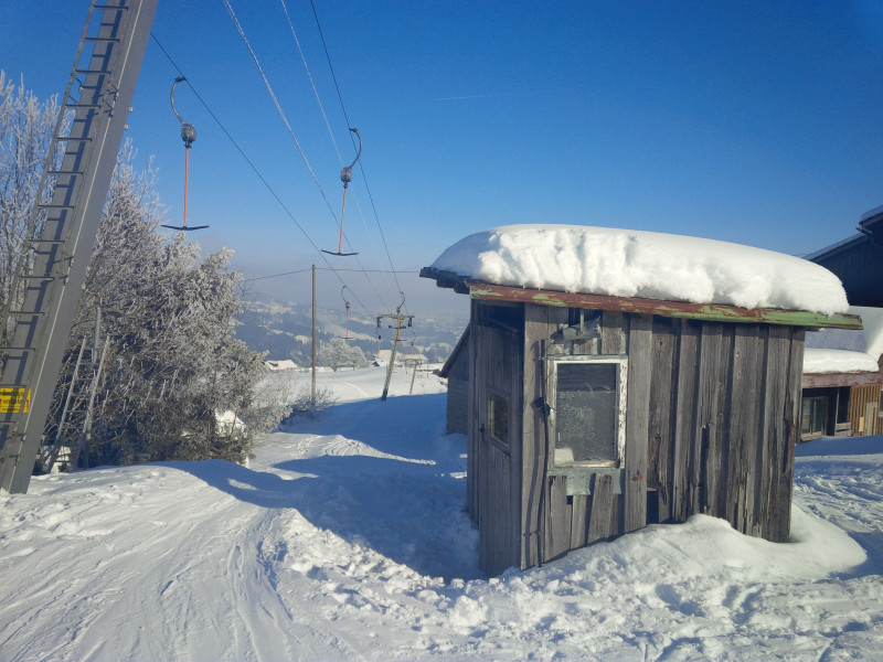 Dreistarlift Ausstieg am Bauernhof oben
