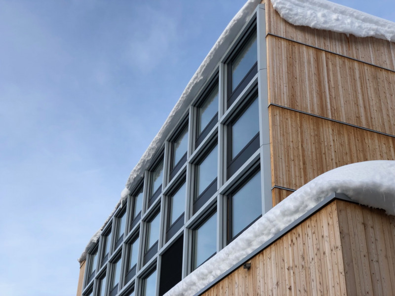 Unsere Unterkunft am Fuß der Rothorn Sektion 1.