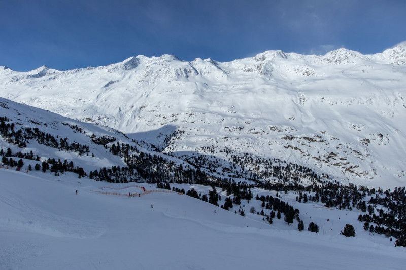 Morgendlicher Blick in den Zirbenwald. Die Bedingungen sind perfekt und es nichts los.