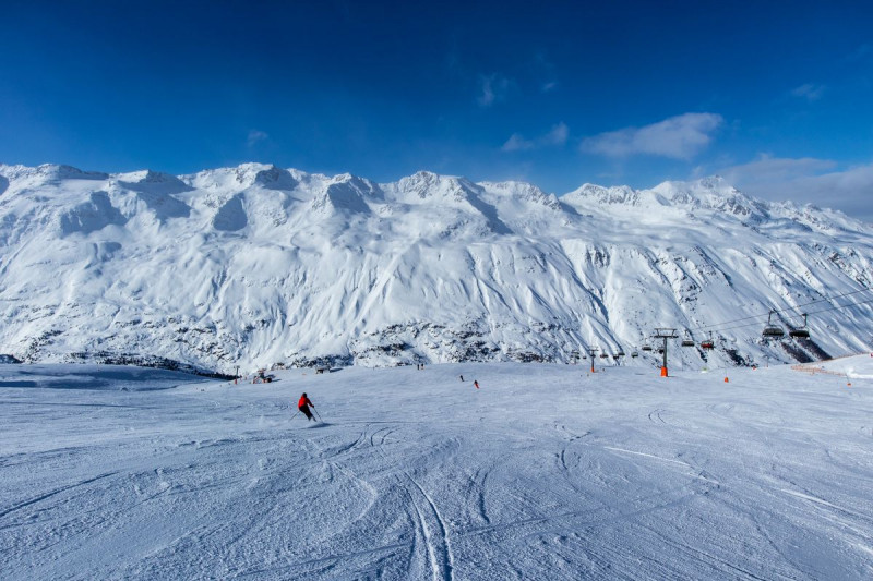 Die Pisten hat man quasi für sich alleine.