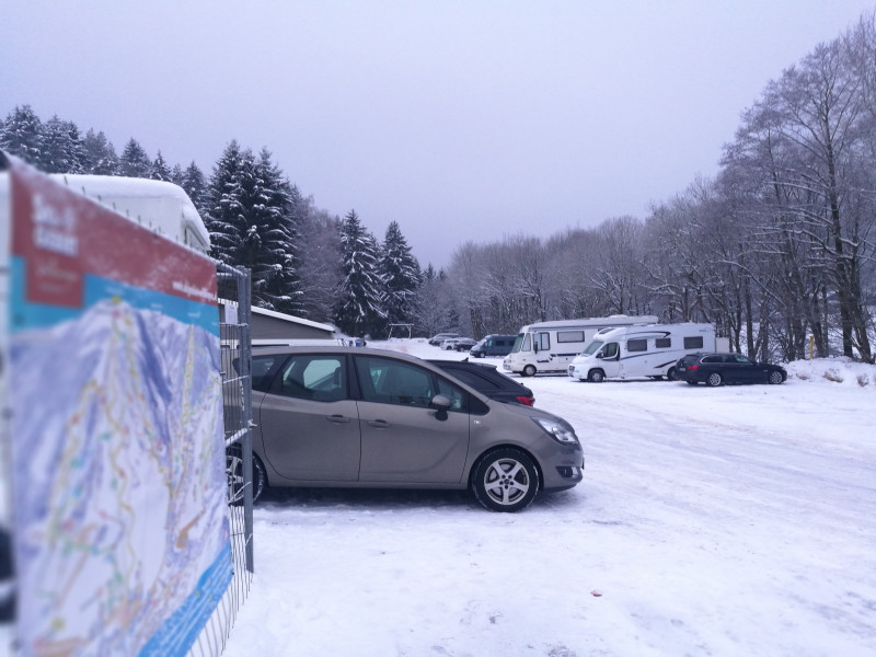 Parkplatz am Köhlerhagen gegen 8.20Uhr