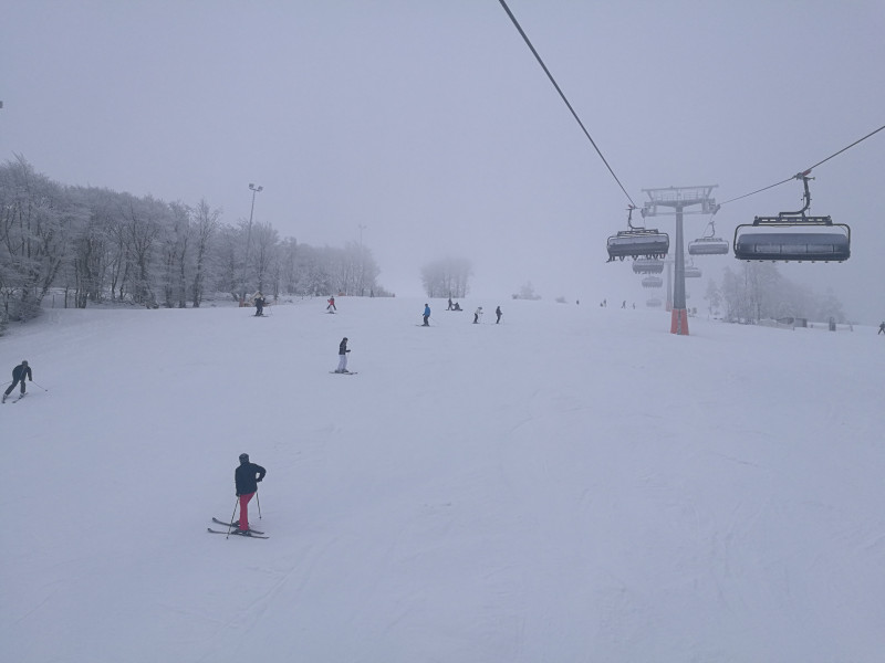 Piste am K1 um ca. 13.30Uhr