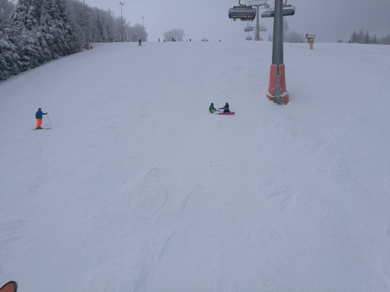 Noch ein Bild der Piste.