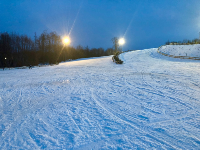 Beste Flutlichtbedingungen bei kurzer Anfahrt ... was will man mehr an einem Samstagabend.