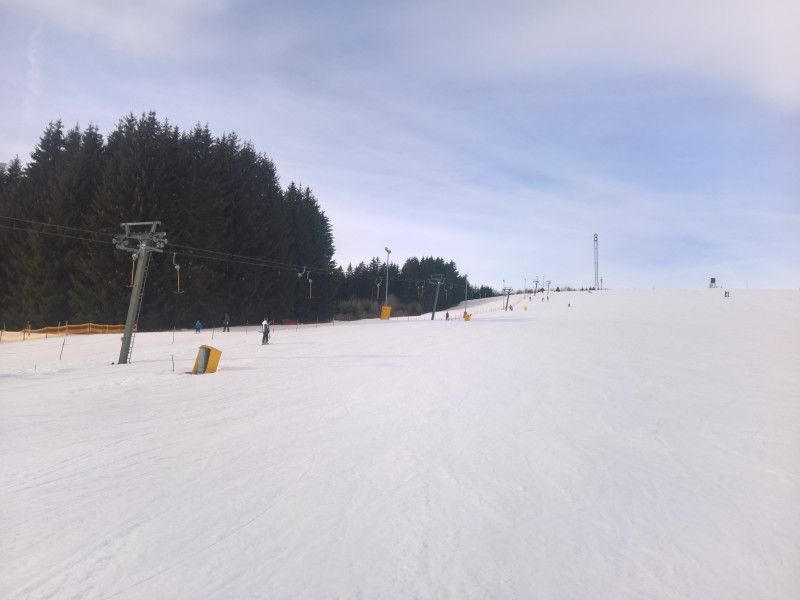 Oberer Teil der Pisten