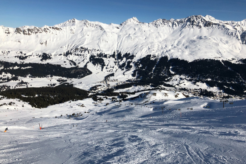 Schwarze Abfahrt vom Stätzerhorn, eine der schönsten Abfahrten heute für mich