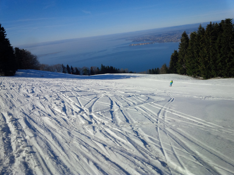 Dito am Maldonalift, sogar noch mit einigen brauchbaren Tiefschneeabschnitten