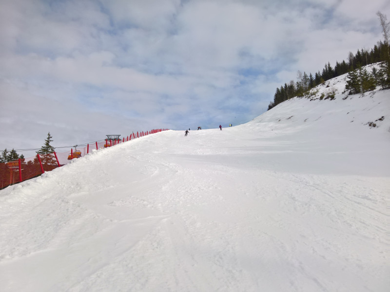 Jachymovska auch noch zum Mittag im Steilstück ohne Probleme, das machte Spaß