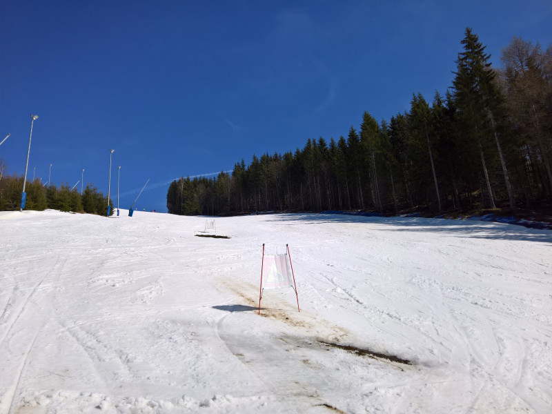 Apere Flächen waren abgesperrt, aber trotzdem unnötig dass nicht zuzuschieben