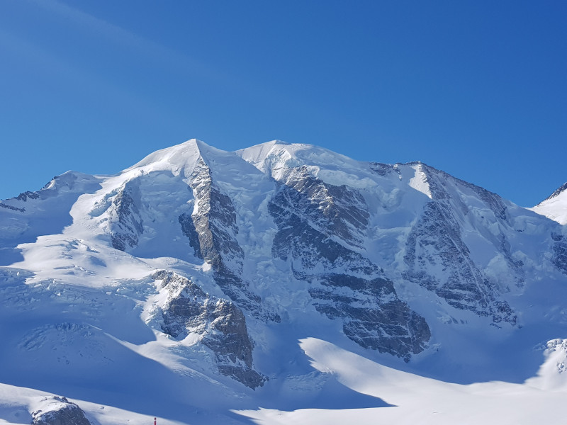 Dieses Panorama wahnsinn mit Piz Palü im Hintergrund