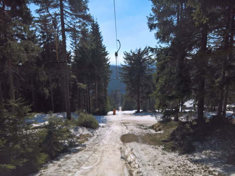 Engstelle weiter oben, da sollte geschippt werden