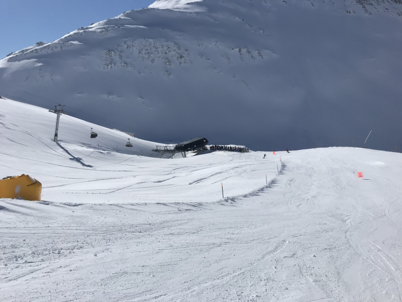 Dies war das einzige Mal Anstehen heute.