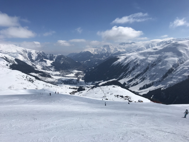 Die beste Piste ist heute eindeutig am Mulinatsch.