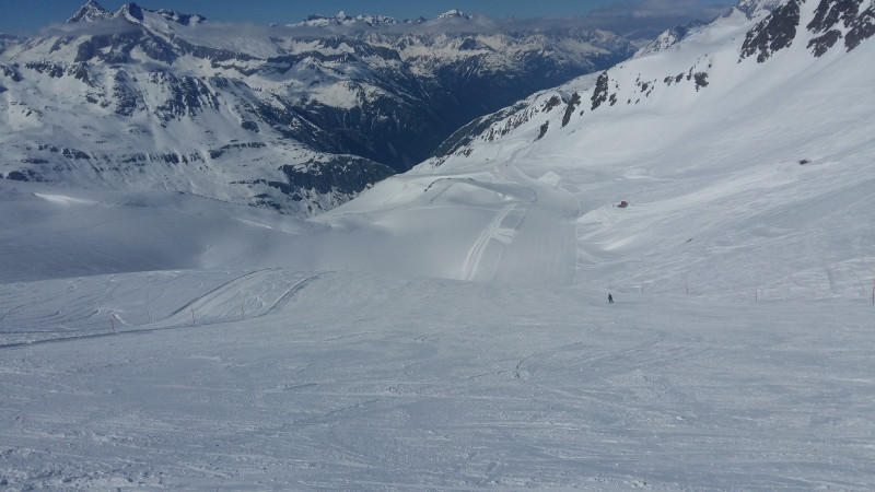 Die rote Piste am Gemsstock 3x gefahren,absolut perfekt,wenn ich das gewusst hätte wäre ich vorher auf den Gemsstock