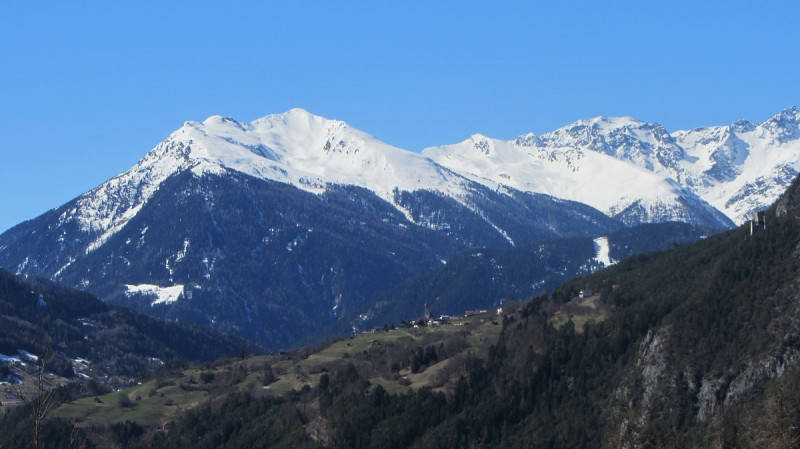 1- Start in Rifenal, Blick zum Pezinerspitz