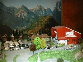 Die Talstation der Eibsee-Seilbahn