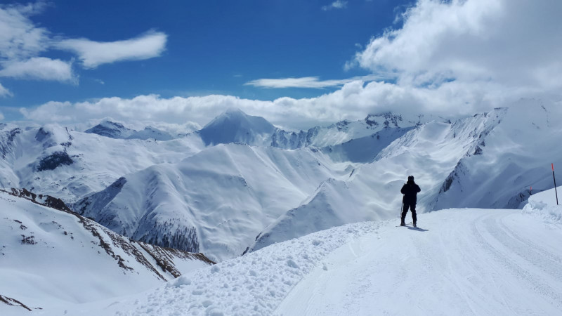 Am Beginn der 81 nach Samnaun.