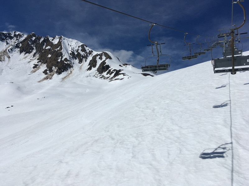 10- Weiter oben hatte die Route noch genug Schnee