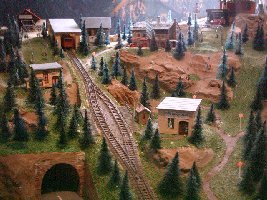 Die Strecke der Standseilbahn auf´s Kreuzeck. Rechts DSB Längenfelder u. links DSB Hexenkessel.