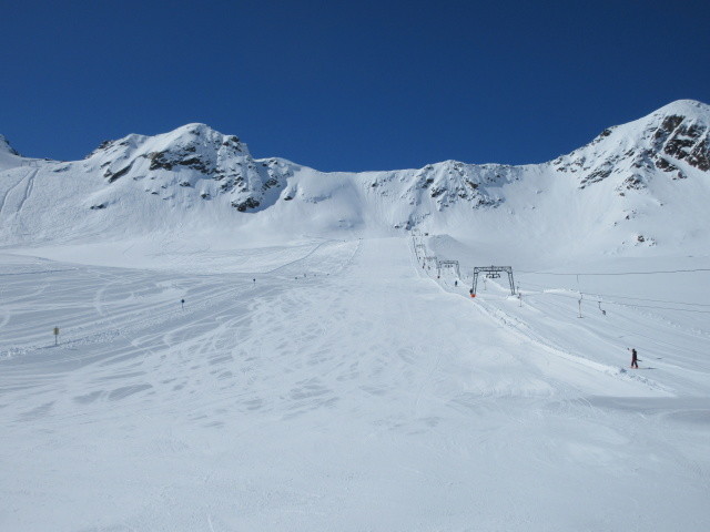 Falginpiste, daneben der 2-SL Falgin