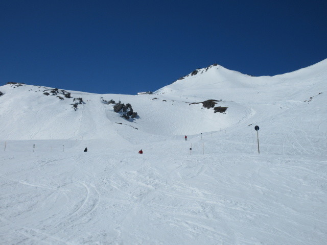 Michischuss-Abfahrt (links) und Mohnenmähder-Abfahrt (rechts)
