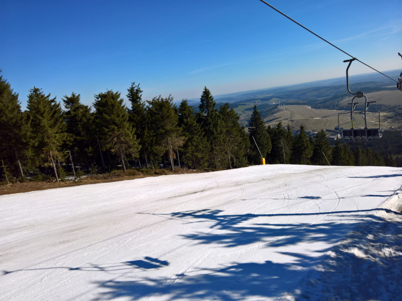 oberer Bereich, hier sah es zwar optisch dünn aus aber gespürt hat man davon nix