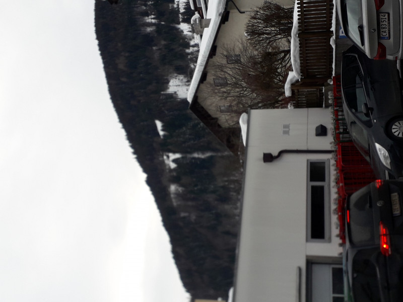 Ehemalige Trasse vom Ort aus