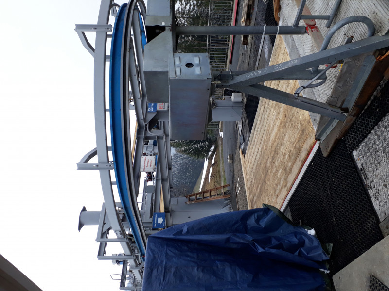 ^^Förderband schon entfernt und Einstiegsschranken abmontiert