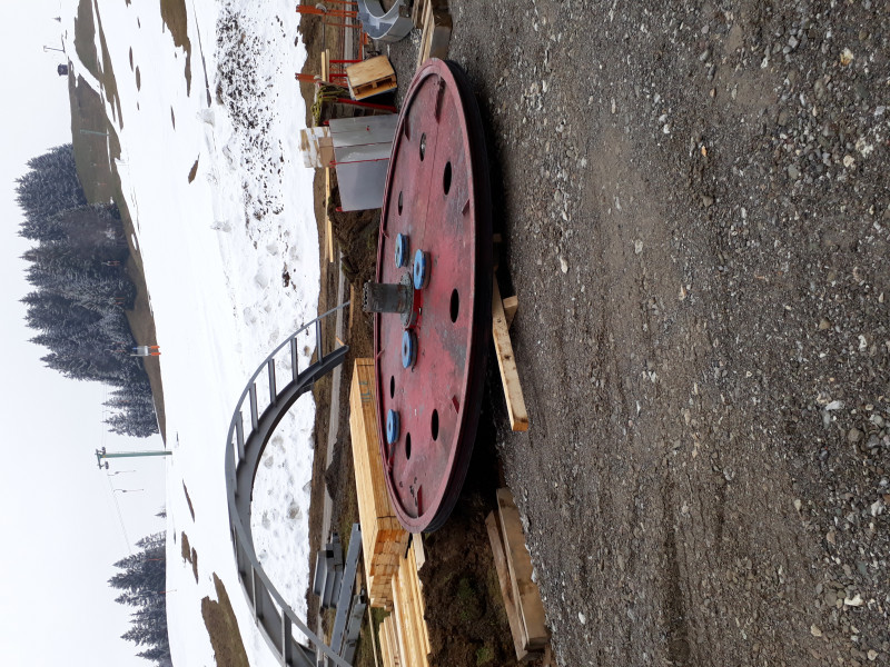 ^^Seilscheibe samt Lager