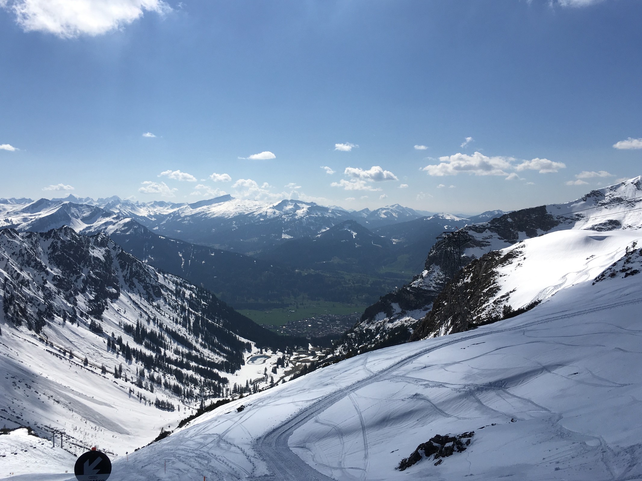 Blick nach Oberstdorf