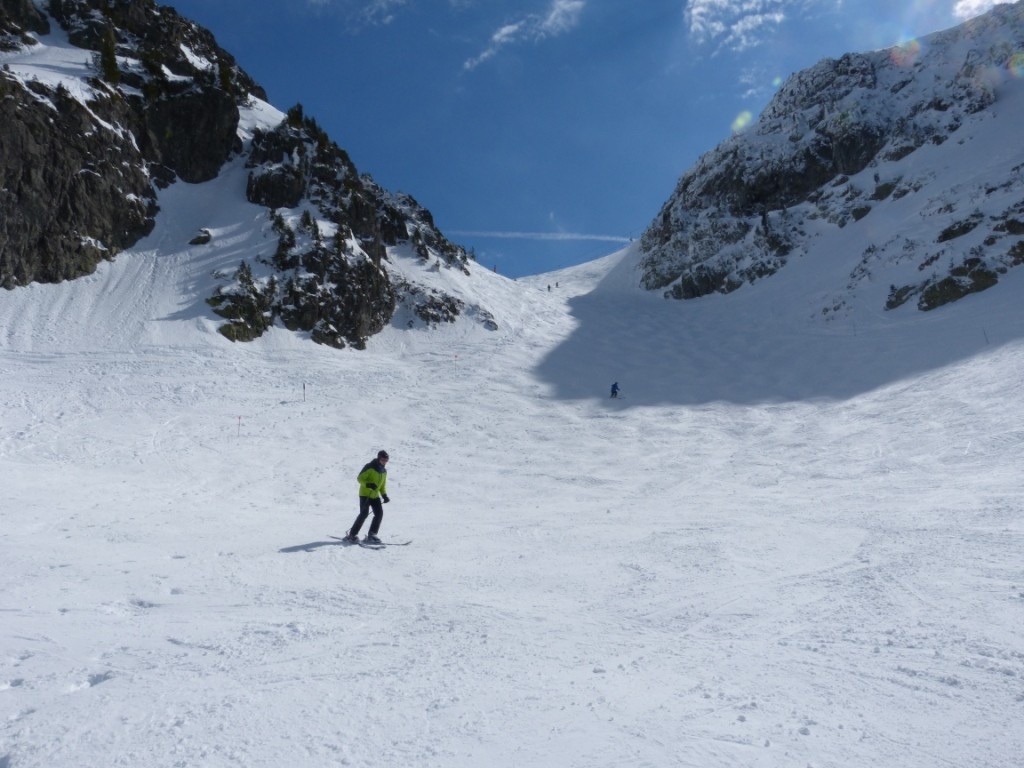3. Skitag: Chamrousse im März