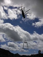 Unterwegs mit einer Stütze