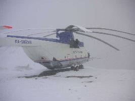 MI 26 am 05.07.05 im Schnee