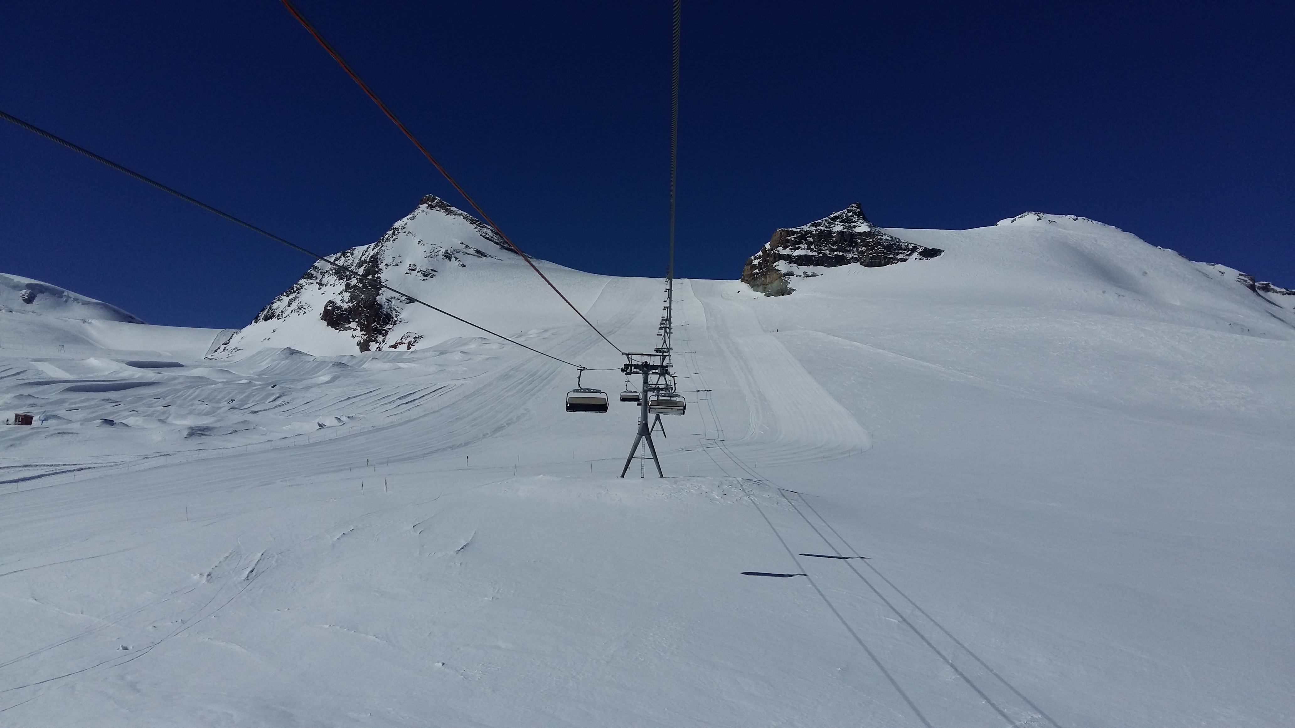 Furggsattel noch bis 26.Mai offen,danach Skilift Testa und Plateau Breithorn offen