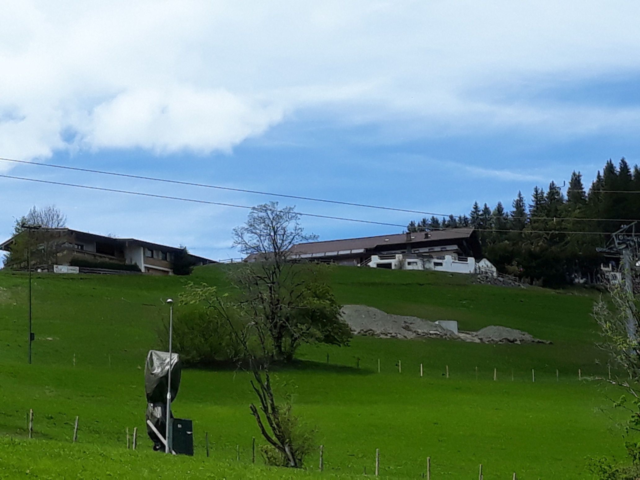 fertiges Fundament nordöstlich der alten DSB-Bergstation