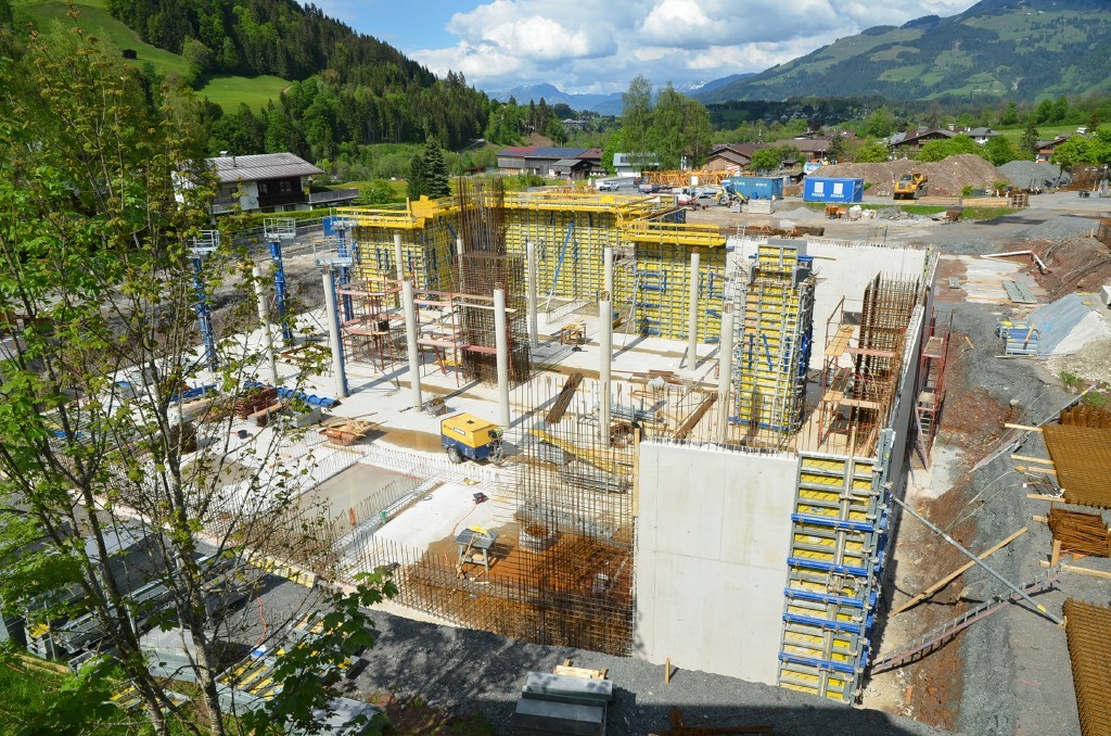 Halle von Westen gesehen, Bild vom 26. Mai 2019