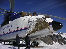 Enteisung nach Schneefall (Juli !!!)