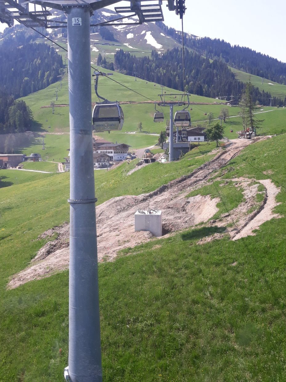 Fundament bei Stütze 15