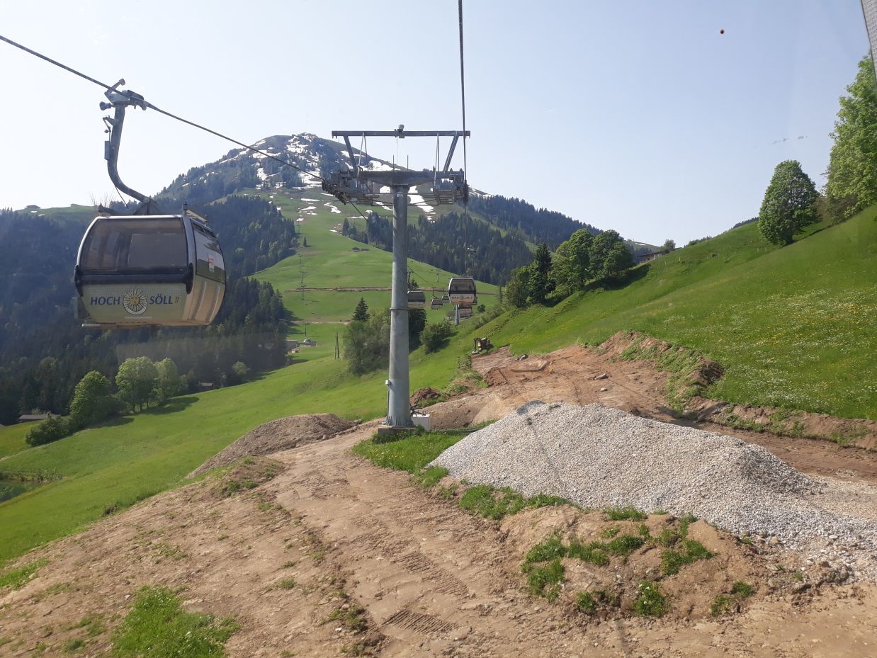 Vorbereitung für Streckenbau