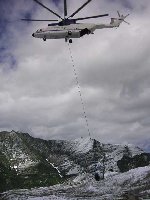 Seiltrommel mit 12 to in der Luft !!!