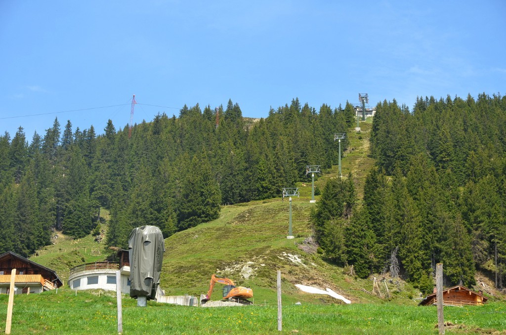 Der obere Teil wird vermutlich in der kommenden Woche fallen.