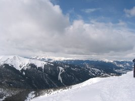 Schöne Aussicht, aber eiskalter und sehr starker Sturm